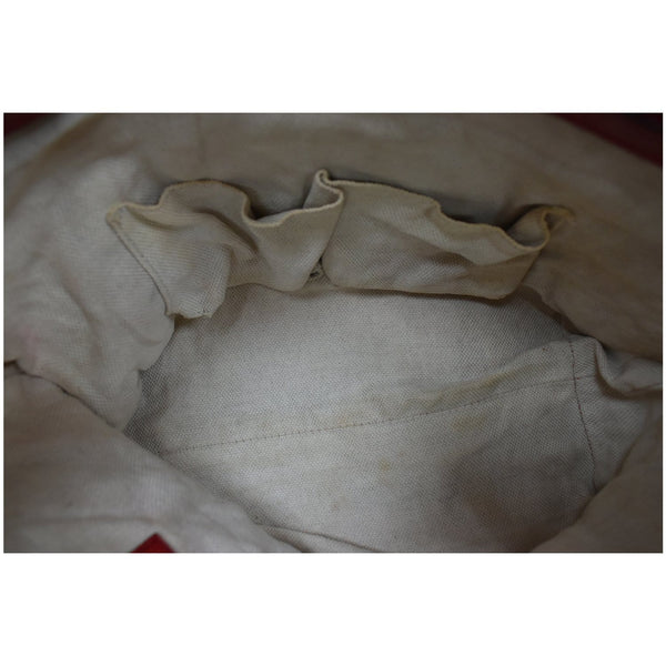 GUCCI Soho Leather Top Handle Shoulder Bag Red 369176