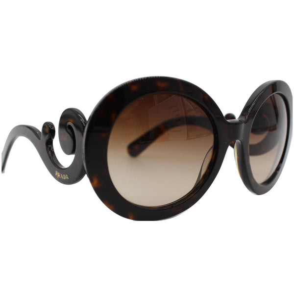 PRADA SPR 27N 2AU-6S1 Baroque Havana Sunglasses Brown Gradient Lens