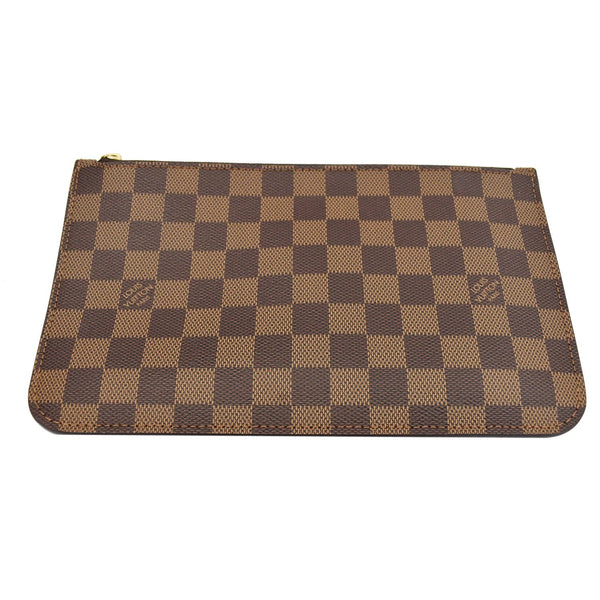 Louis Vuitton Neverfull MM Damier Ebene Wristlet Pouch - backside preview