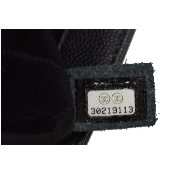 Chanel Medium Boy Flap Caviar Leather Shoulder Bag