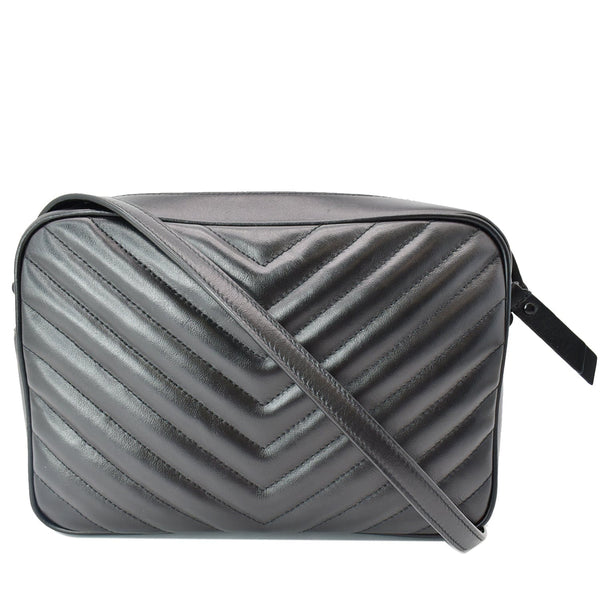 Yves Saint Laurent Lou Chevron Leather Camera Crossbody Bag