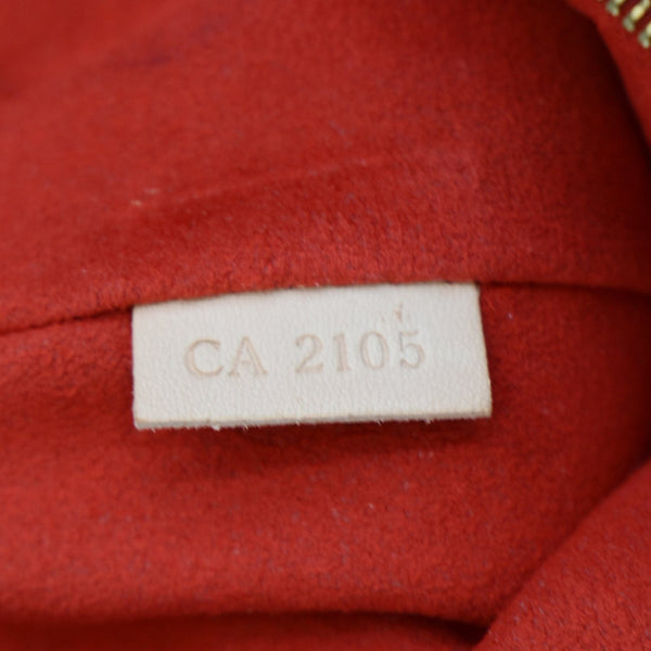 LOUIS VUITTON Pallas Chain Monogram Canvas Crossbody Bag Brown