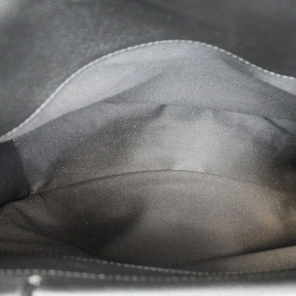 BURBERRY Large Title Leather Tote Bag Black