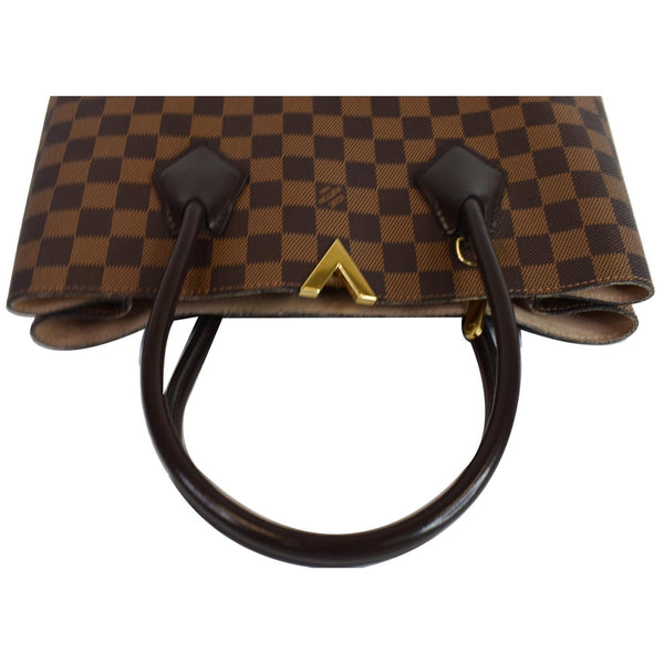 LOUIS VUITTON Kensington Damier Ebene Shoulder Bag Brown