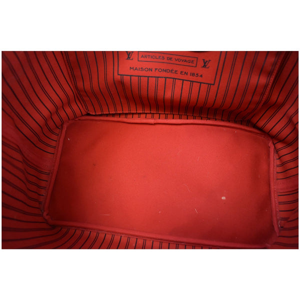 itnerior lv Neverfull GM Damier Ebene Shoulder Bag