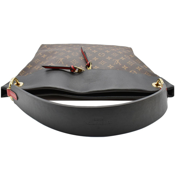 LOUIS VUITTON Tuileries Monogram Canvas Hobo Bag Black