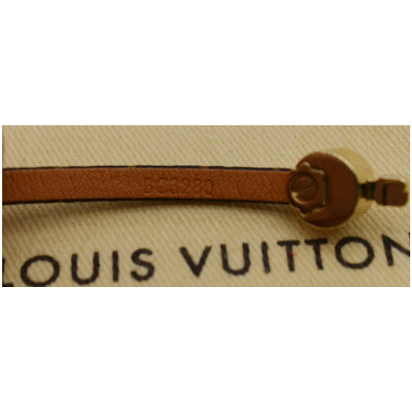 LOUIS VUITTON Historic Mini Monogram Canvas Bracelet Brown