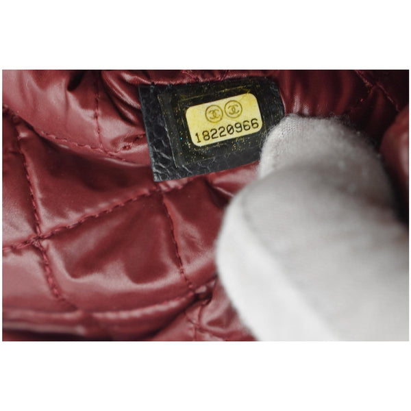 CHANEL Caviar Leather O-Case Zip Pouch Black