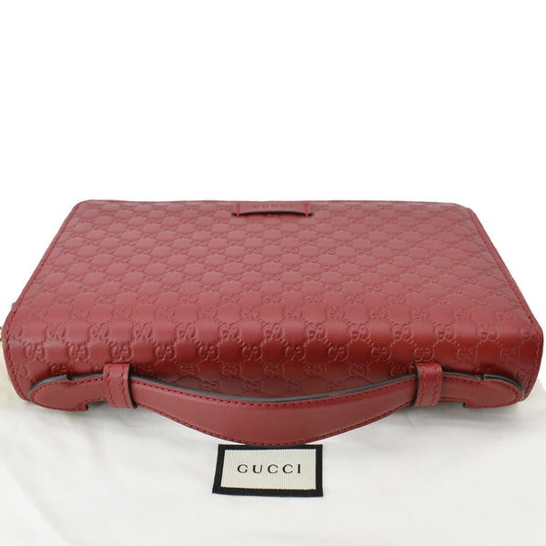 GUCCI Microguccissima GG Leather Double Zip Large Wallet Red 544250