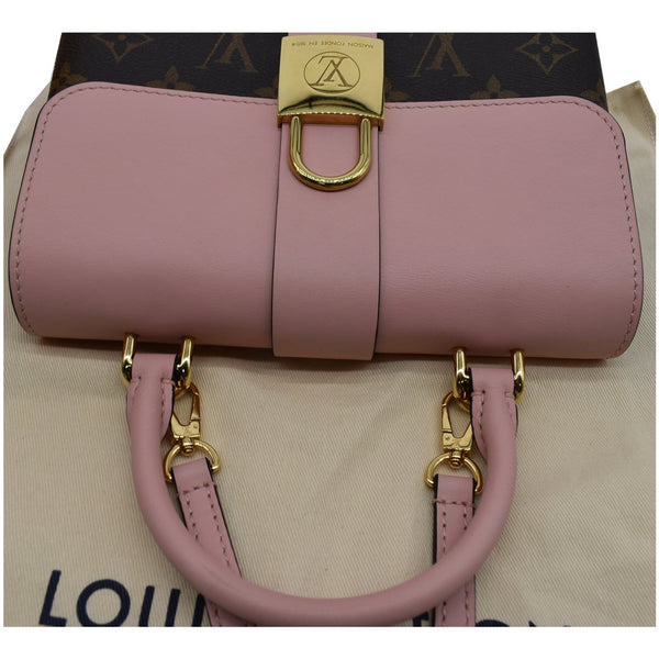 LOUIS VUITTON Locky BB Monogram Canvas Crossbody Bag Rose Poudre