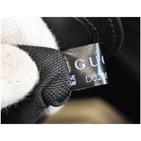 GUCCI Sherry Line GG Supreme Canvas Tote Bag Black 495560