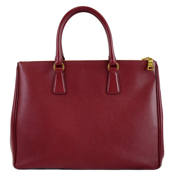 PRADA Lux Large Saffiano Leather Tote Bag Red