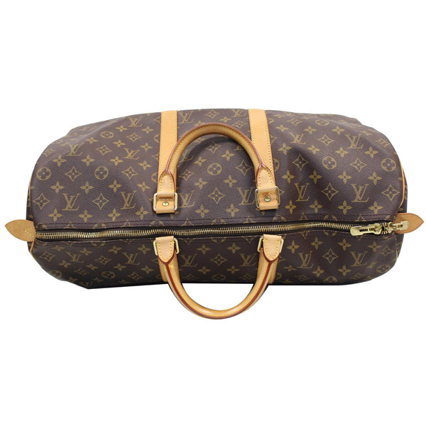 upper view lV Keepall 50 Monogram Canvas Travel Bag