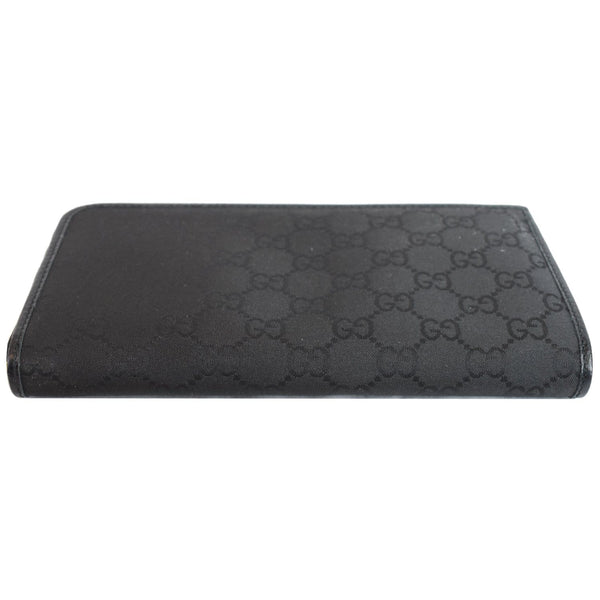 GUCCI GG Canvas Zip Around Wallet Black 332747