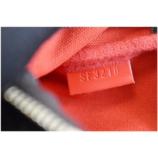 LOUIS VUITTON Mini Pochette Christmas Monogram Canvas Accessoires Pouch Brown