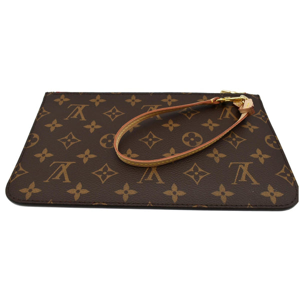 Louis Vuitton Neverfull MM Monogram Canvas Pochette Pouch