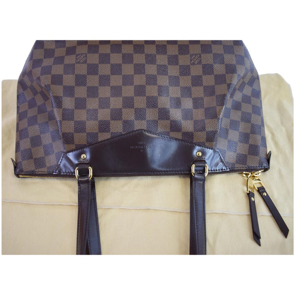 LOUIS VUITTON Westminster GM Damier Ebene Tote Shoulder Bag Brown