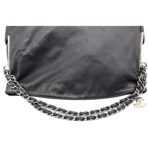 Chanel Large Ultimate Soft Leather Hobo Bag Black -DDHv