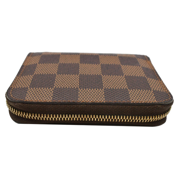 LOUIS VUITTON Damier Ebene Zippy Coin Purse Brown