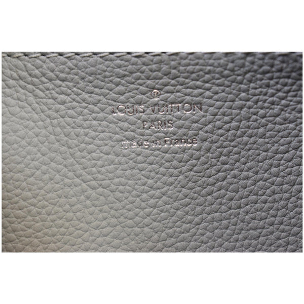 LOUIS VUITTON Muria Mahina Perforated Calf Leather Shoulder Bag Vert