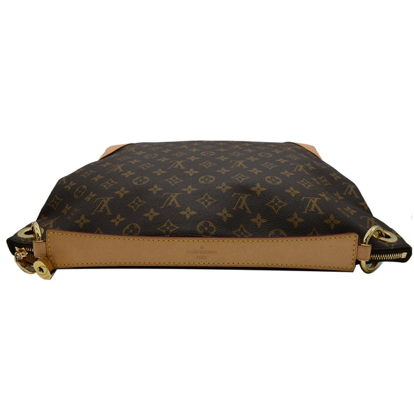 LOUIS VUITTON Berri PM Monogram Canvas Shoulder Bag Brown