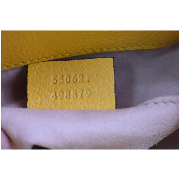 Gucci Ophidia Flora Small GG Canvas Bucket Bag Yellow