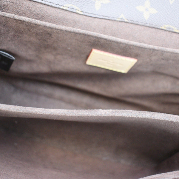 LOUIS VUITTON Metis Pochette Monogram Canvas Crossbody Bag Brown