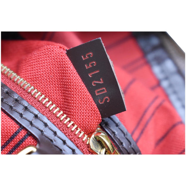 LOUIS VUITTON Delightful MM Damier Ebene Hobo Bag Brown