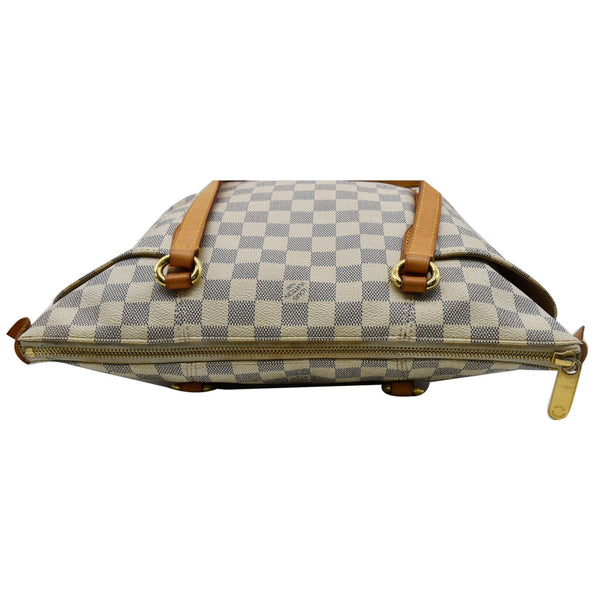 LOUIS VUITTON Totally PM Damier Azur Shoulder Bag White