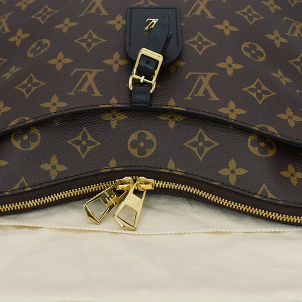 LOUIS VUITTON Odeon NM MM Monogram Canvas Shoulder Bag Brown