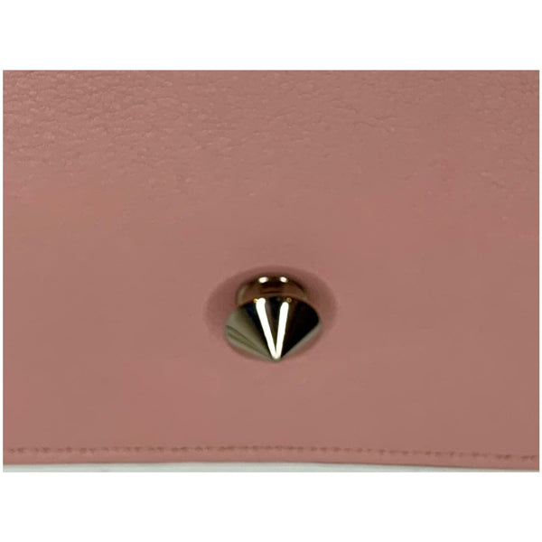 FENDI Dotcom Quilted Lambskin Zippy Pochette Pink - Last Call