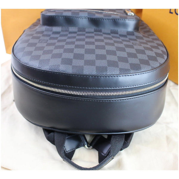 Louis Vuitton Josh Damier Graphite Checks Backpack Bag top zip closure