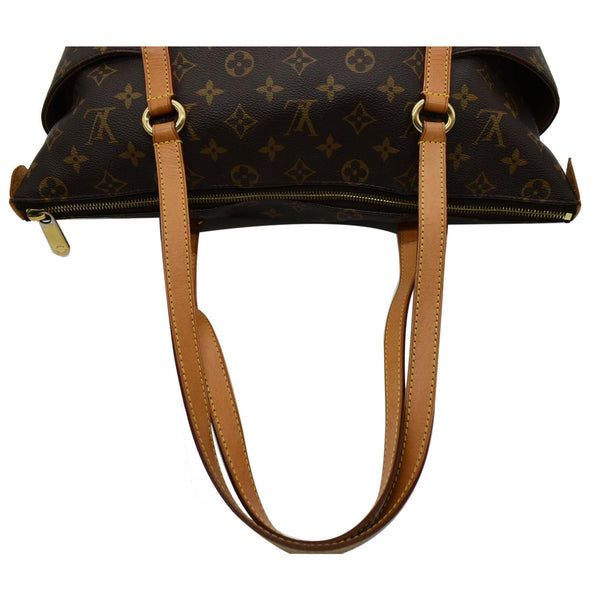 LOUIS VUITTON Totally MM Monogram Canvas Shoulder Bag Brown