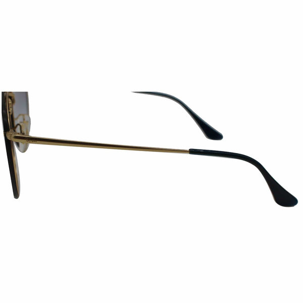 RAY-BAN RB3614N-9140/0S Demi Gloss Gold Sunglasses Clear Blue Gradient Lens