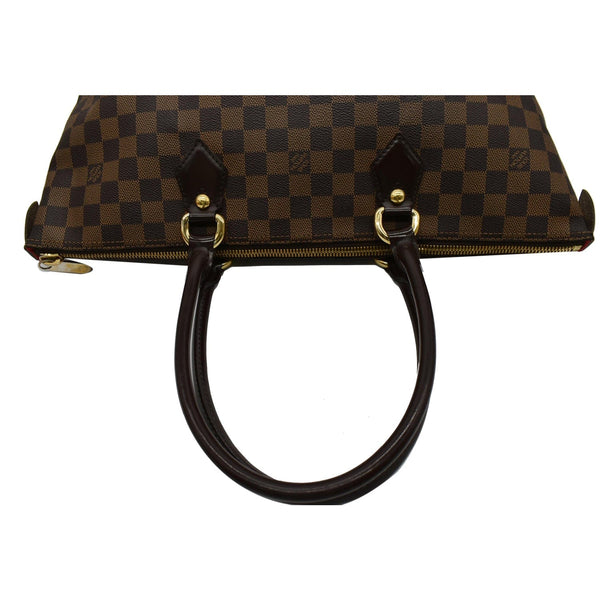 LOUIS VUITTON Saleya MM Damier Ebene Tote Bag Brown