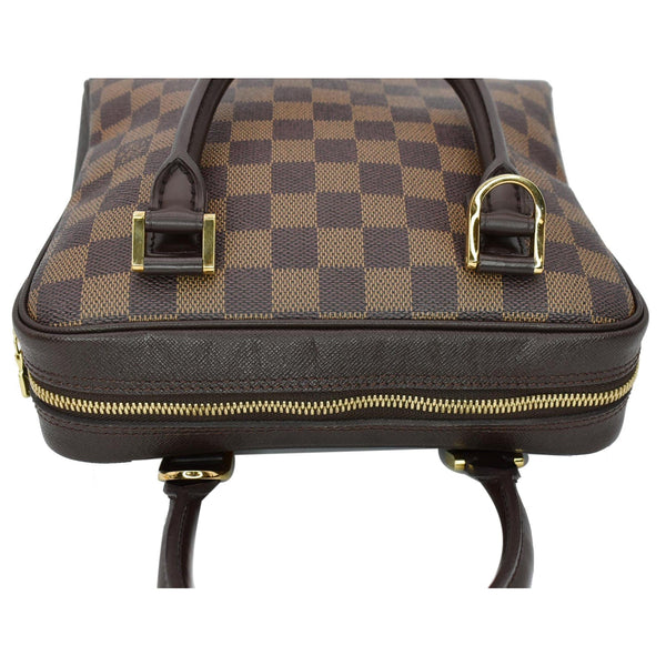 LOUIS VUITTON Brera Damier Ebene Satchel Bag Brown