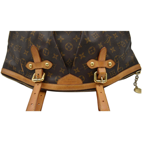 LOUIS VUITTON Tivoli GM Monogram Canvas Shoulder Bag Brown