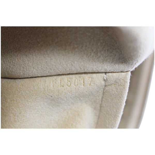 LOUIS VUITTON Saleya MM Damier Azur Tote Bag White