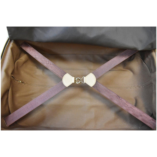 Louis Vuitton Pegase 55 Monogram Canvas Suitcase Bag inside opened | DDH