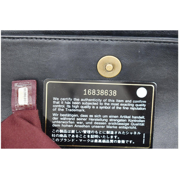 CHANEL Perfect Edge Large Quilted Leather Shoulder Bag Black