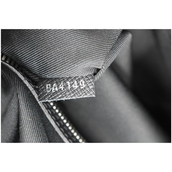 LOUIS VUITTON Keepall 50 Bandouliere Monogram Taiga Leather Travel Bag Black