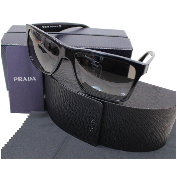 PRADA Rectangular Sunglasses SPR 19S Black