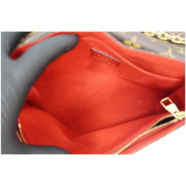 Louis Vuitton Saint Placide Monogram Canvas Crossbody Bag interior