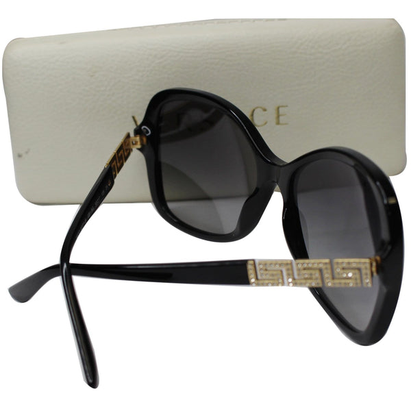 VERSACE Jeweled Butterfly Gradient 4271-B Sunglasses Black/Gold