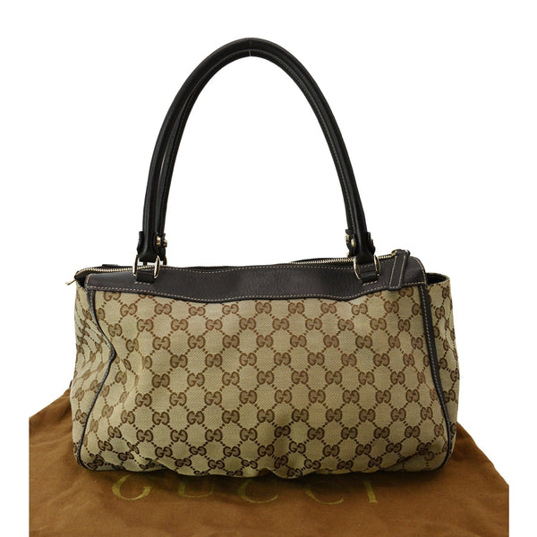 GUCCI D Ring GG Canvas Tote Bag Beige | D. Designer Handbags