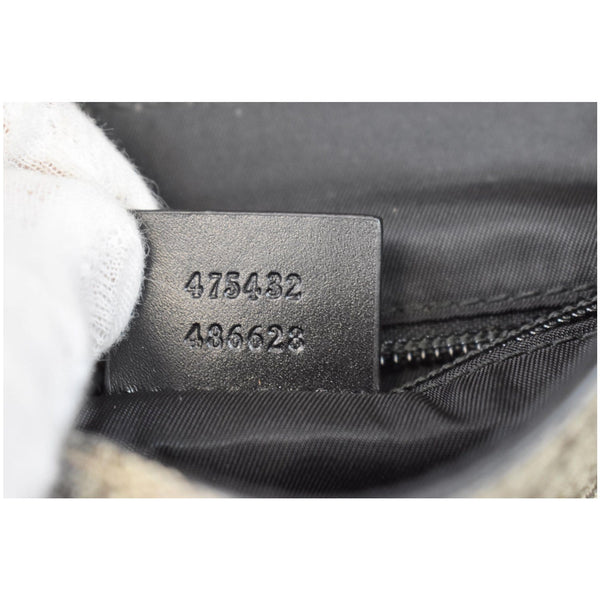 GUCCI GG Supreme Monogram Web Messenger Bag Beige 475432