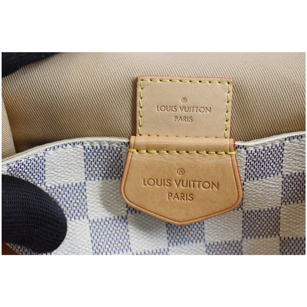 LOUIS VUITTON Graceful MM Damier Azur Shoulder Bag White