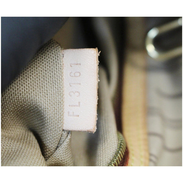 Louis Vuitton Delightful GM Monogram Canvas Shoulder Bag tag number