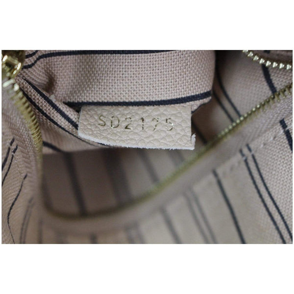 LOUIS VUITTON Bagatelle Monogram Empreinte Shoulder Bag Beige