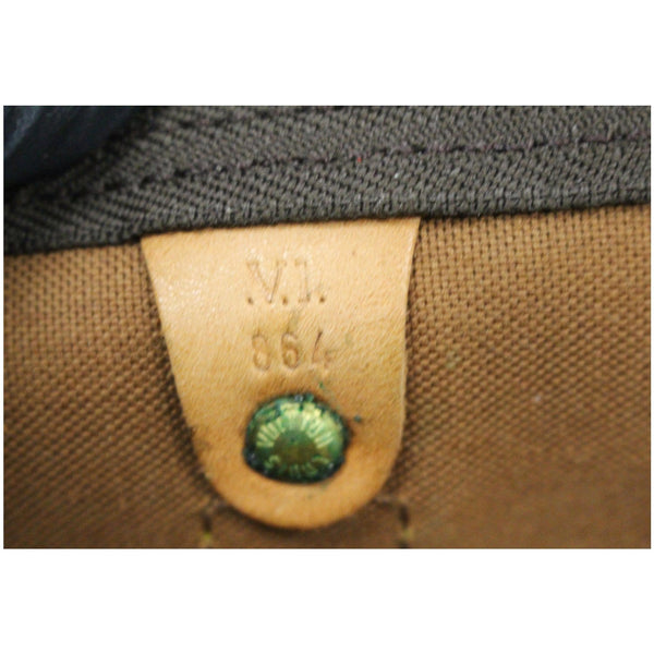 Louis Vuitton Keepall 55 Monogram Canvas Bag tag